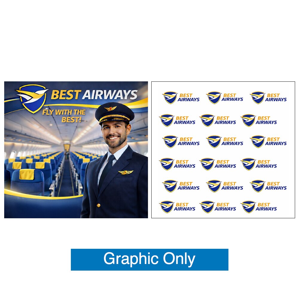 EZ Flight — 8ft Double Sided Graphic Only
